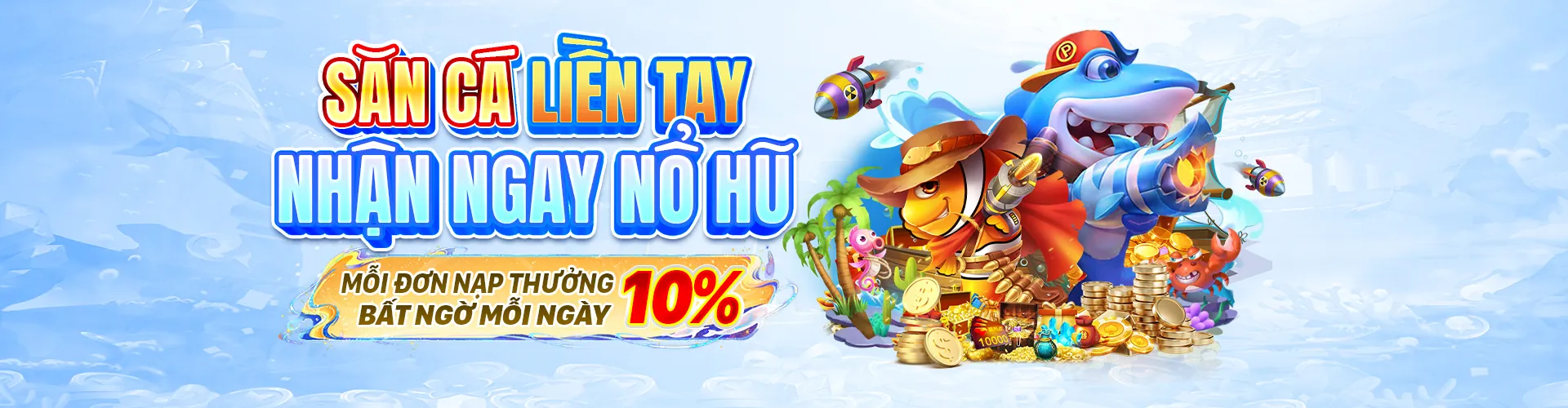 Hình ảnh nền cá cược trực tuyến với các yếu tố game và khuyến mãi nohu666